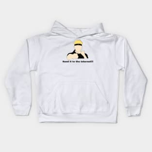 johnny lawrence send it to the internet Kids Hoodie